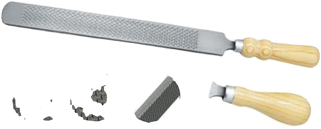 MEF2214 Hoof Rasp Coarse Wooden Handle