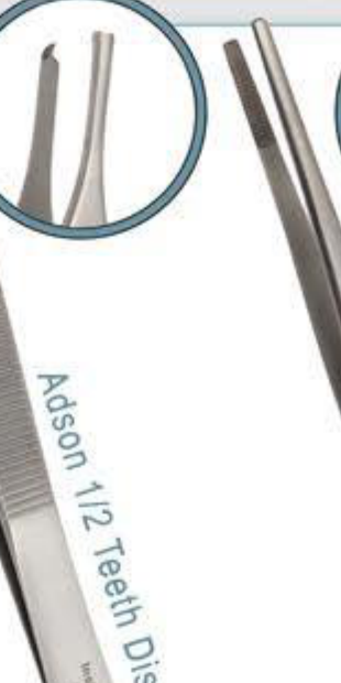 Grooved Dressing Forceps