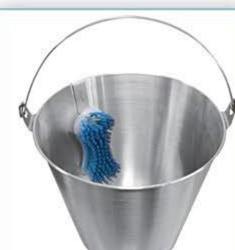MED2070 Bucket with Brush 12L
