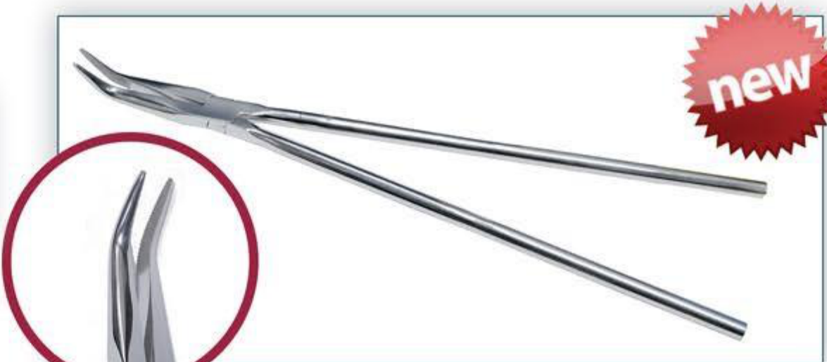 MED2088 Small Nose Fragment Forceps with NEW badge