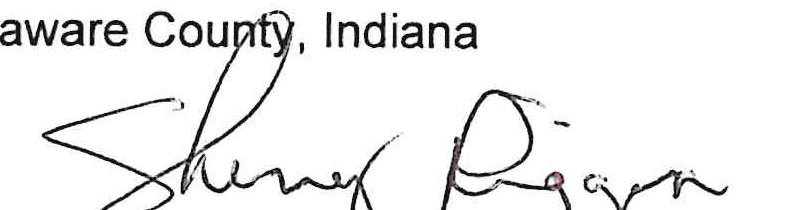 Signature of Board of Commissioners member