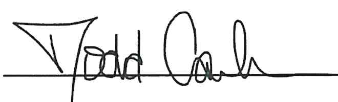 Signature of Todd Carlson