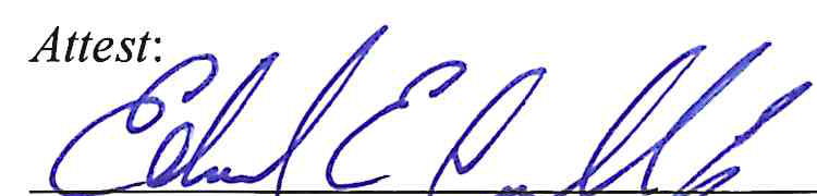 Signature of Edward E. Carroll, Jr.