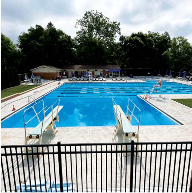 Oakwood community swimming pool
