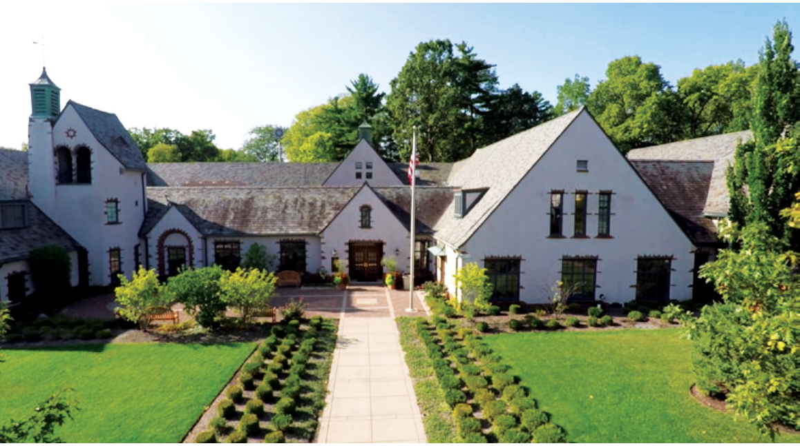 Oakwood Community Building and lawn