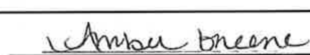 Amber Greene Signature