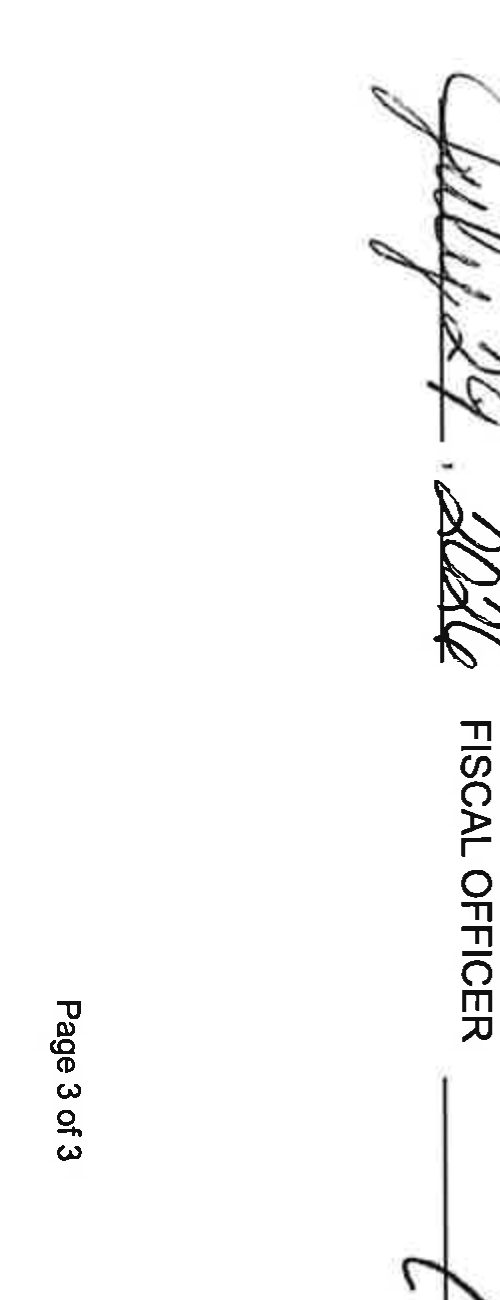 Fiscal Officer Signature