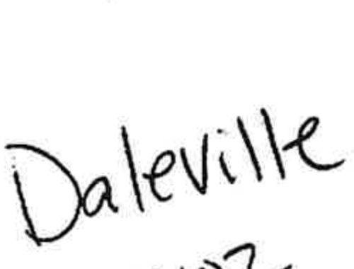 Handwritten note: Daleville 4402