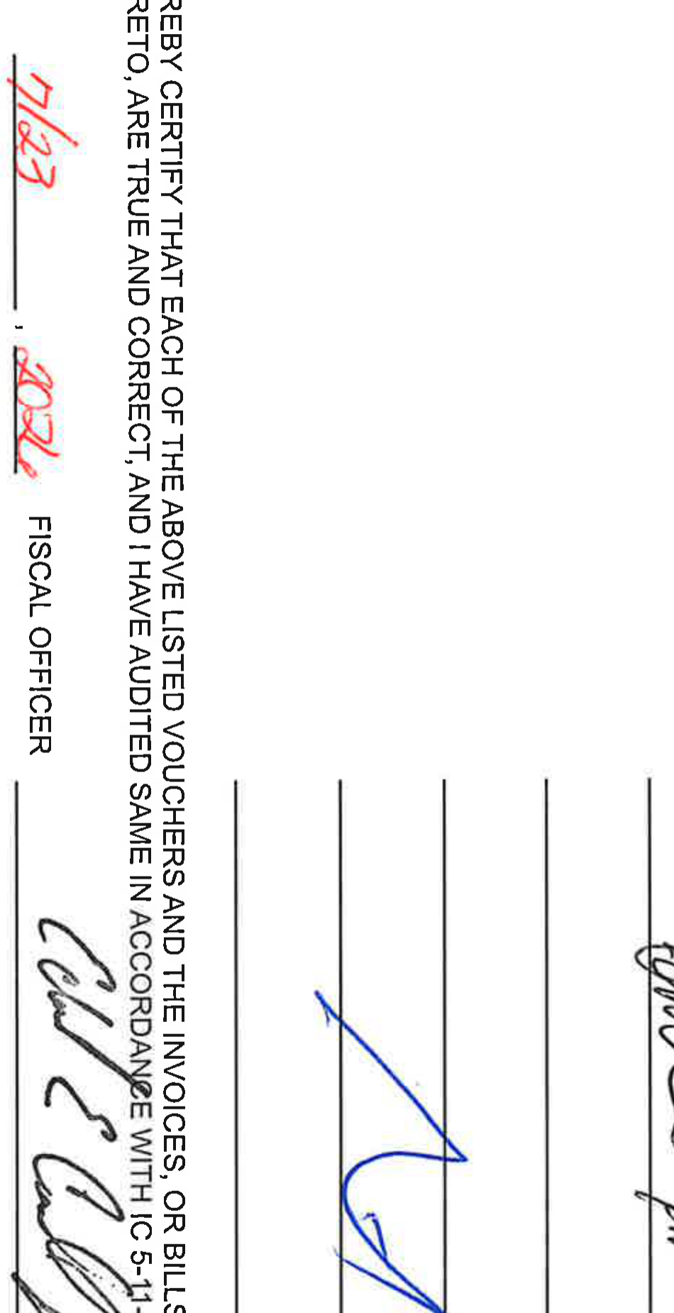 Board Signatures
