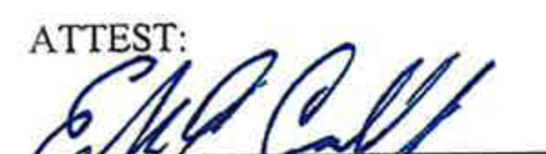 Signature of Edward E Carroll