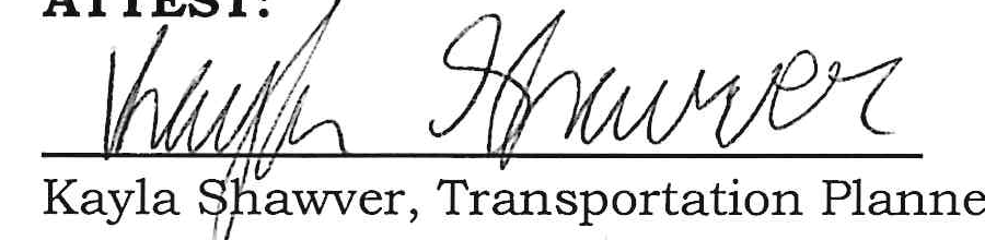 Signature of Kayla Shawver