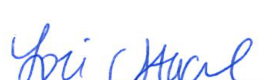 Signature of Clerk of Council Lori Stacel