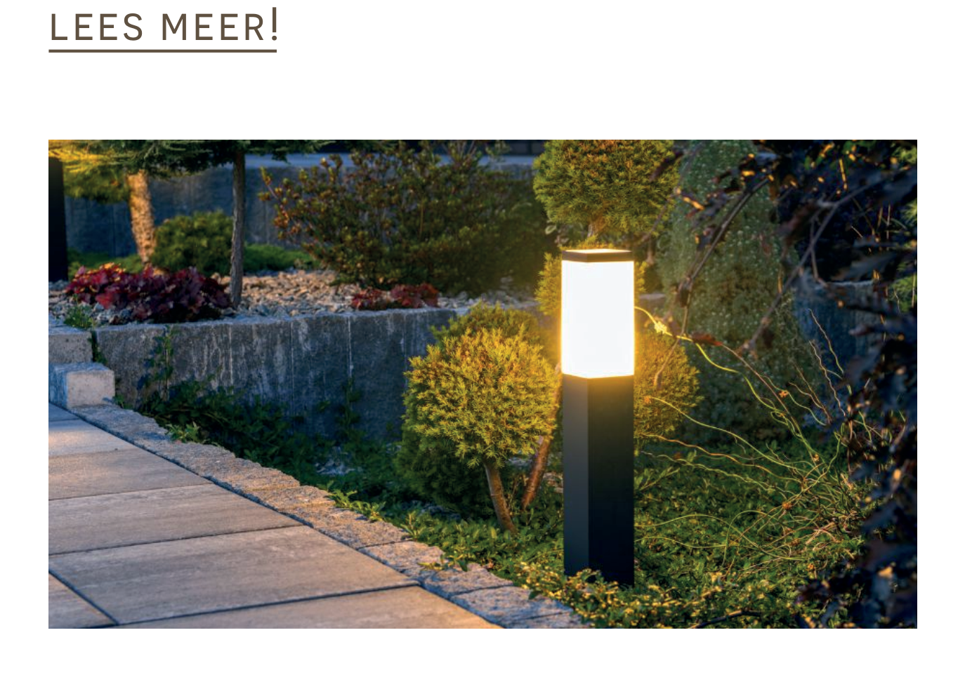 Tuinverlichting Voorbeeld