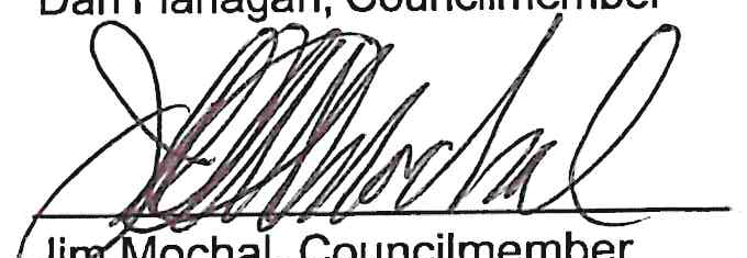 Handwritten signature of Jim Mochal