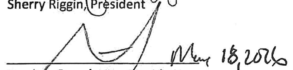 Handwritten signature of Stephen Brand, dated May 18, 2020