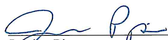 Handwritten signature of Jessica Piper