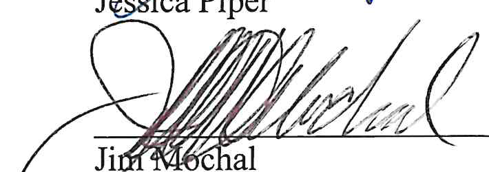 Handwritten signature of Jim Michael