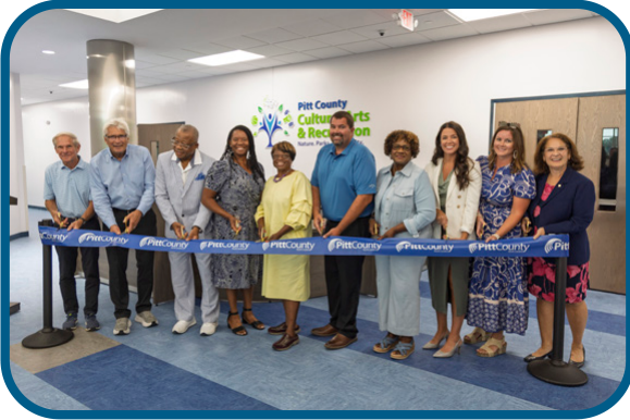 Pitt County Cultural Arts & Recreation ribbon cutting ceremony