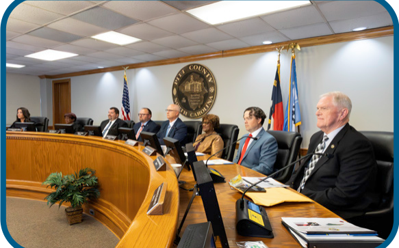 Pitt County Board of Commissioners in session