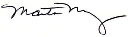 Signature of Marta Moody