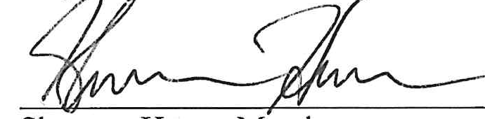 Shannon Henry signature