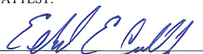Edward E. Carroll Jr. signature