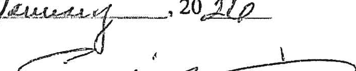 Signature of Notary Public Eric N. Williams