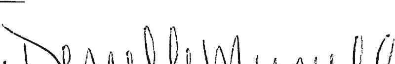 Signature of Denelli Murrell