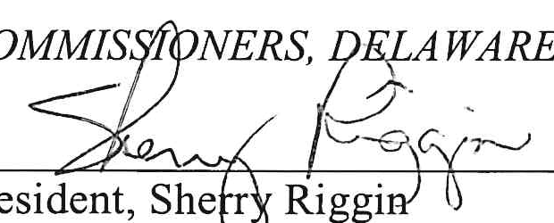 Signature of Sherry Riggin