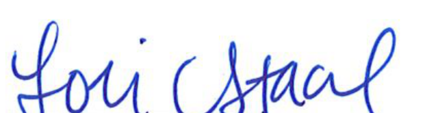 Signature of Clerk of Council Lori Staal