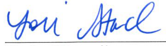 Signature of Clerk of Council
