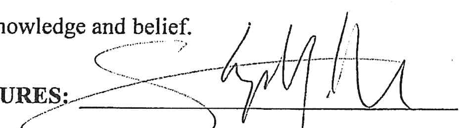 Applicant signature