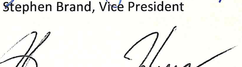 Signature of Shannon Henry