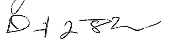 Signature of Dan Flanagan, Councilman