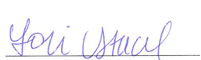 Signature of Clerk of Council