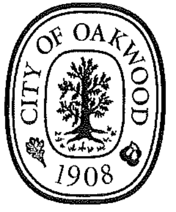 City of Oakwood Official Seal, incorporated 1908