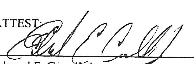 Signature of Edward E. Carroll, Jr.