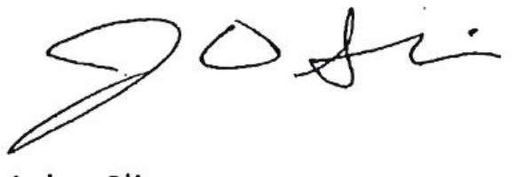 John Sliemers Signature