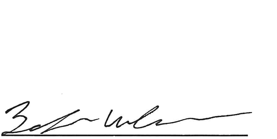 Zach Wickliffe Signature