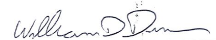 Mayor's signature