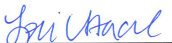 Signature of Clerk of Council
