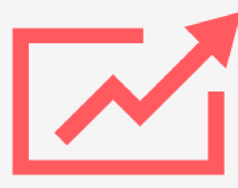 Growth chart icon