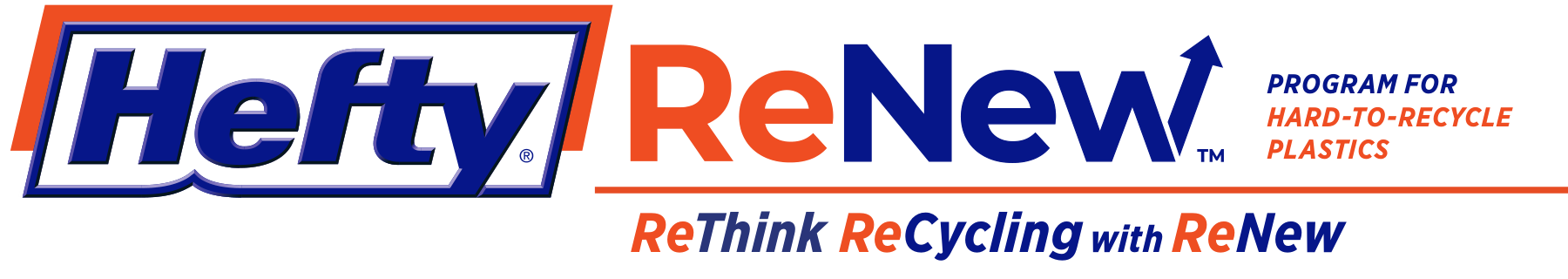 Hefty ReNew Program for Hard-To-Recycle Plastics - ReThink ReCycling with ReNew