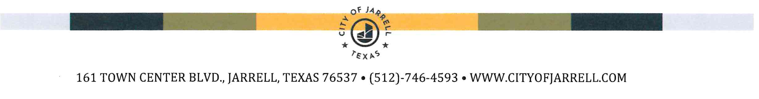 City of Jarrell Contact Information: 161 Town Center Blvd., Jarrell, Texas 76537, (512)-746-4593, www.cityofjarrell.com