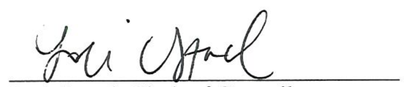 Signature of Lori Stacel