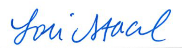 Signature of Clerk of Council Lori Stacel