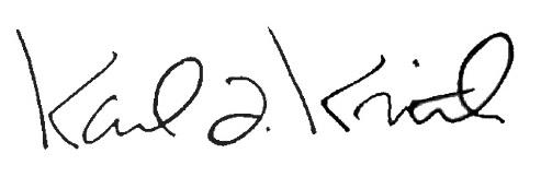 Karl L. Keith Signature