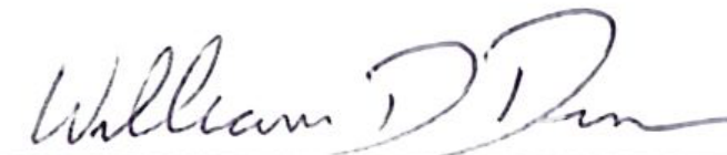 Signature of William D. Duncan