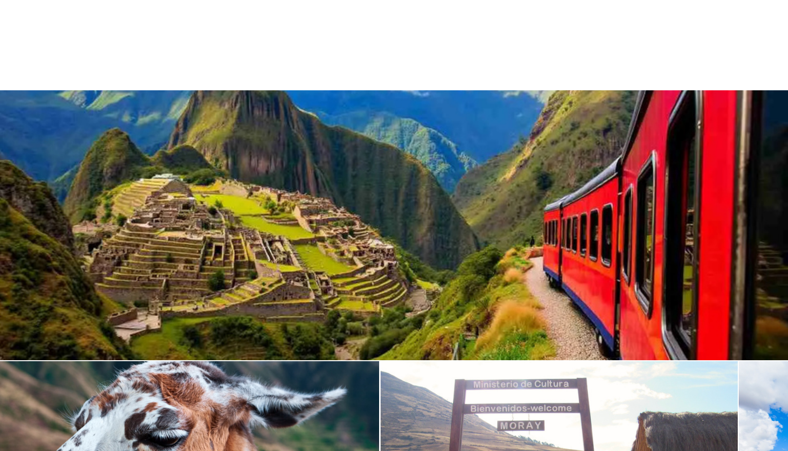 Machu Picchu with train