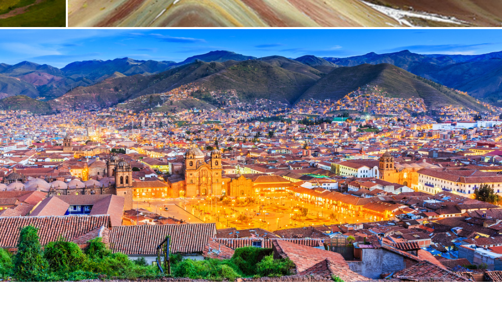 Cusco city night view